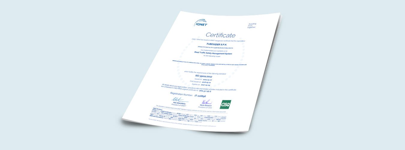 Certificato-ISO39001_2012